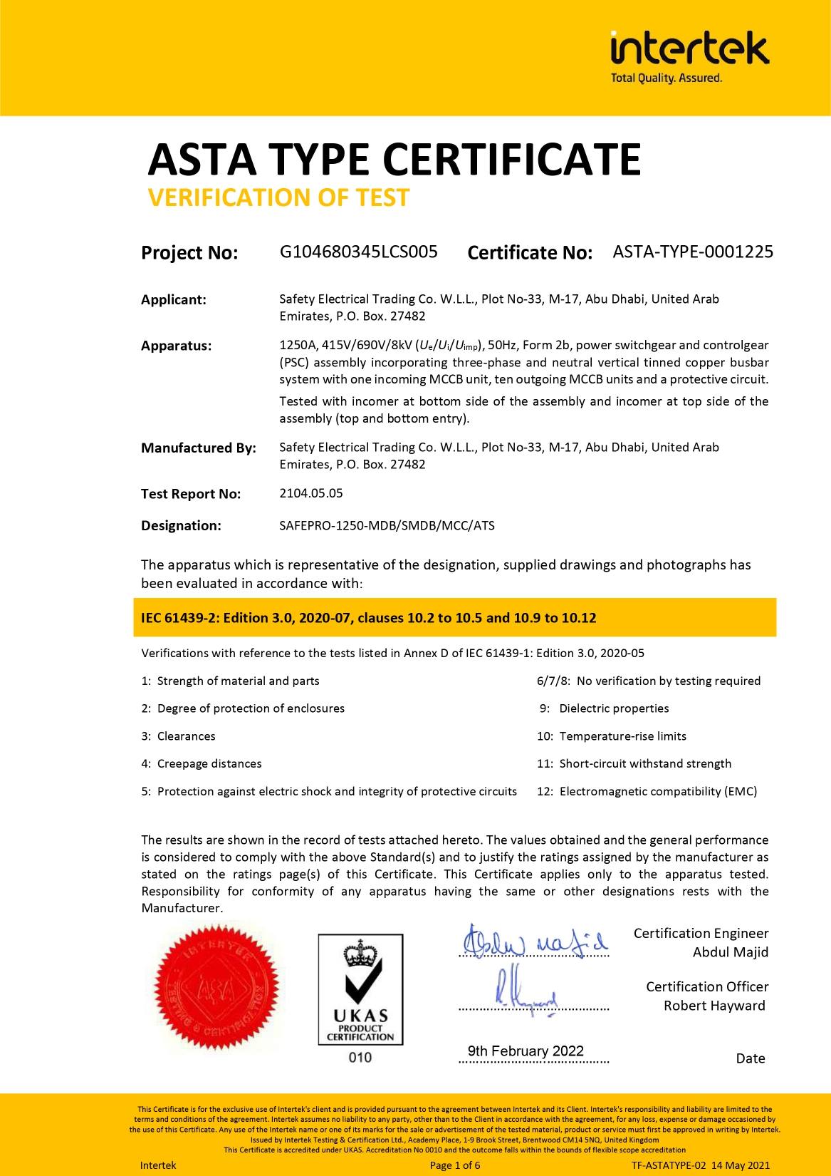Schneider Certification 1